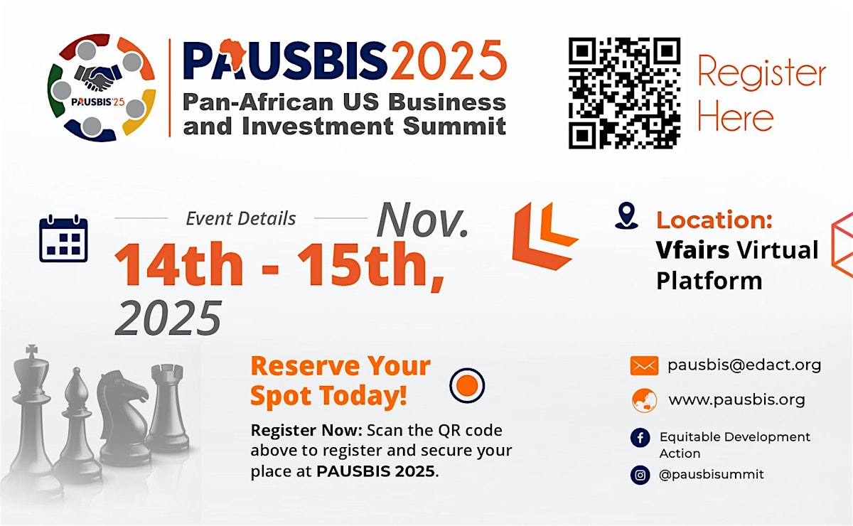 Pan-African U.S. Business & Investment Summit (PAUSBIS) 2025